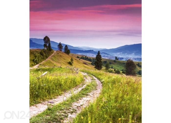 Non-woven kuvatapetti Blooming hills 225x250 cm kuvasuurennos