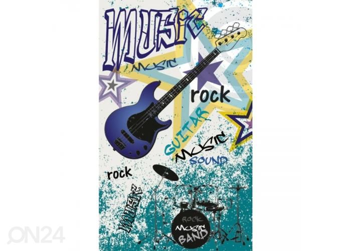 Non-woven kuvatapetti Blue guitar 150x250 cm kuvasuurennos