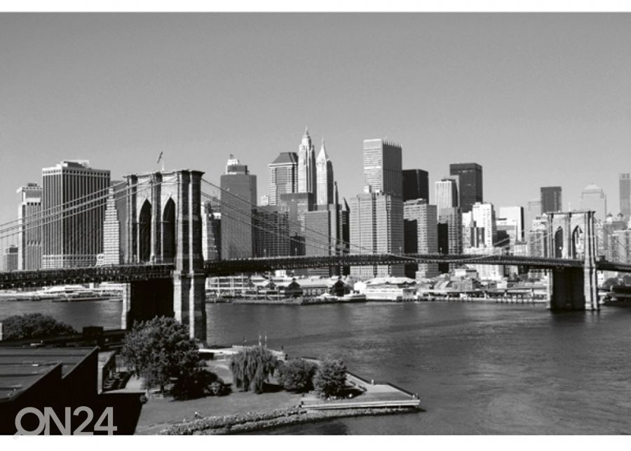 Non-woven kuvatapetti Brooklyn bridge 150x250 cm kuvasuurennos