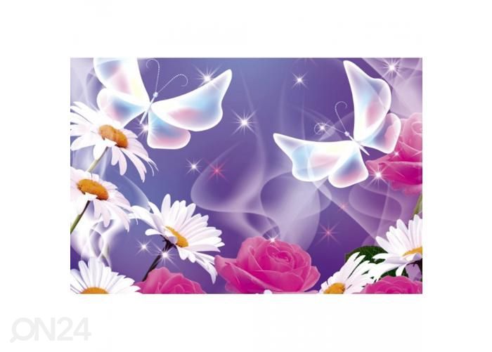 Non-woven kuvatapetti Butterfly 375x250 cm kuvasuurennos