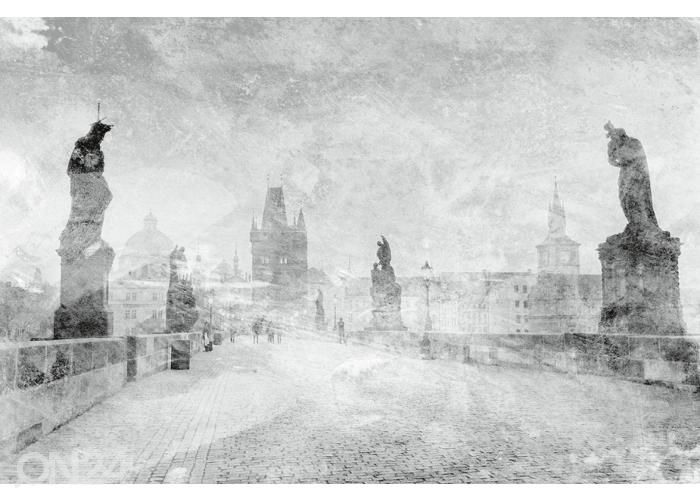 Non-woven kuvatapetti Charles Bridge Abstract II 150x250 cm kuvasuurennos