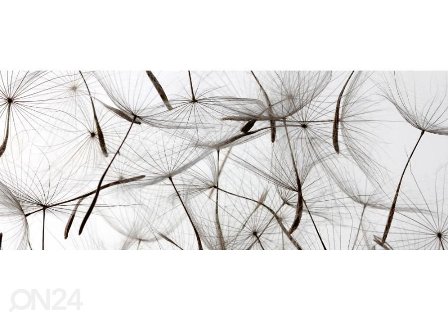 Non-woven kuvatapetti Dandelion seeds 375x150 cm kuvasuurennos
