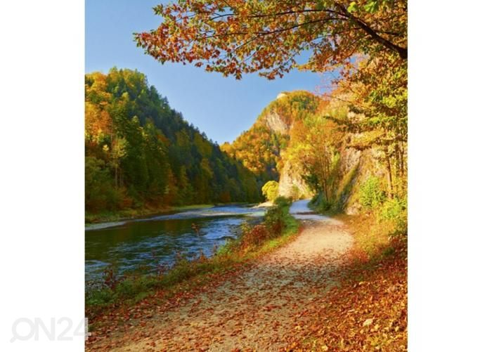 Non-woven kuvatapetti Dunajec river 225x250 cm kuvasuurennos
