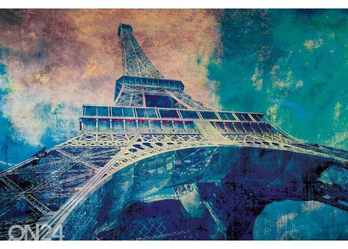 Non-woven kuvatapetti Eiffel Tower Abstract I 150x250 cm kuvasuurennos