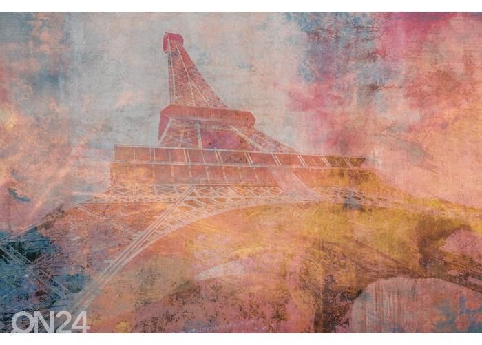 Non-woven kuvatapetti Eiffel Tower Abstract II 150x250 cm kuvasuurennos