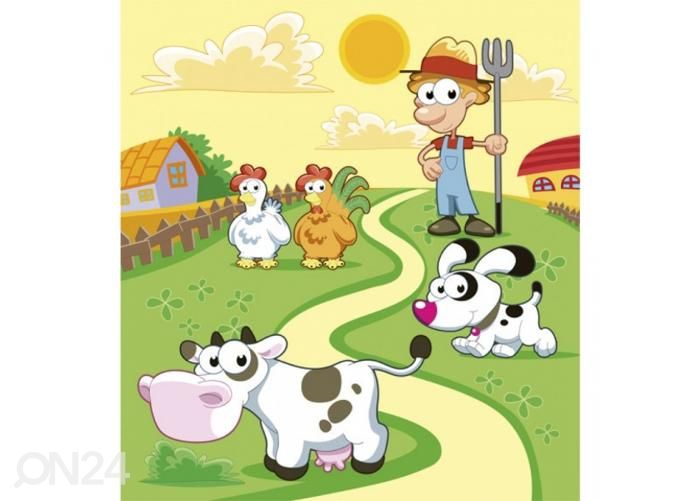Non-woven kuvatapetti Farm 225x250 cm kuvasuurennos
