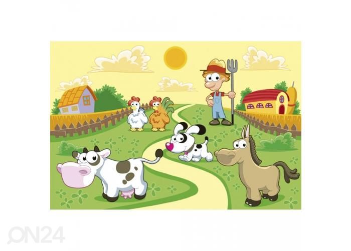 Non-woven kuvatapetti Farm 375x250 cm kuvasuurennos