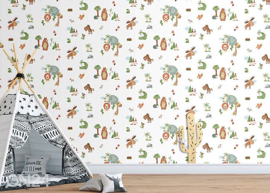 Non-woven kuvatapetti Faune kuvasuurennos