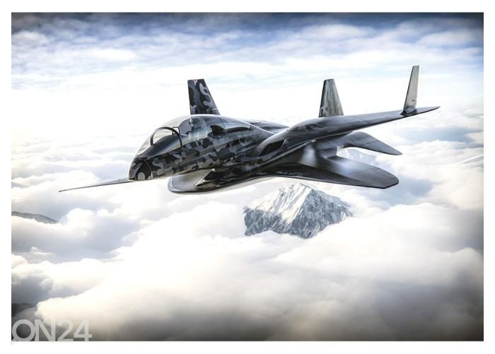 Non-woven kuvatapetti Fighter Jet 368x254 cm kuvasuurennos