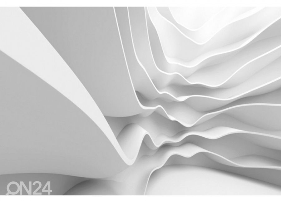 Non-woven kuvatapetti Futuristic wave 150x250 cm kuvasuurennos