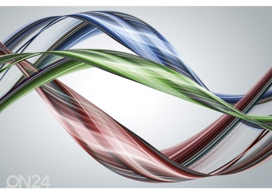 Non-woven kuvatapetti Glossy wave 150x250 cm kuvasuurennos