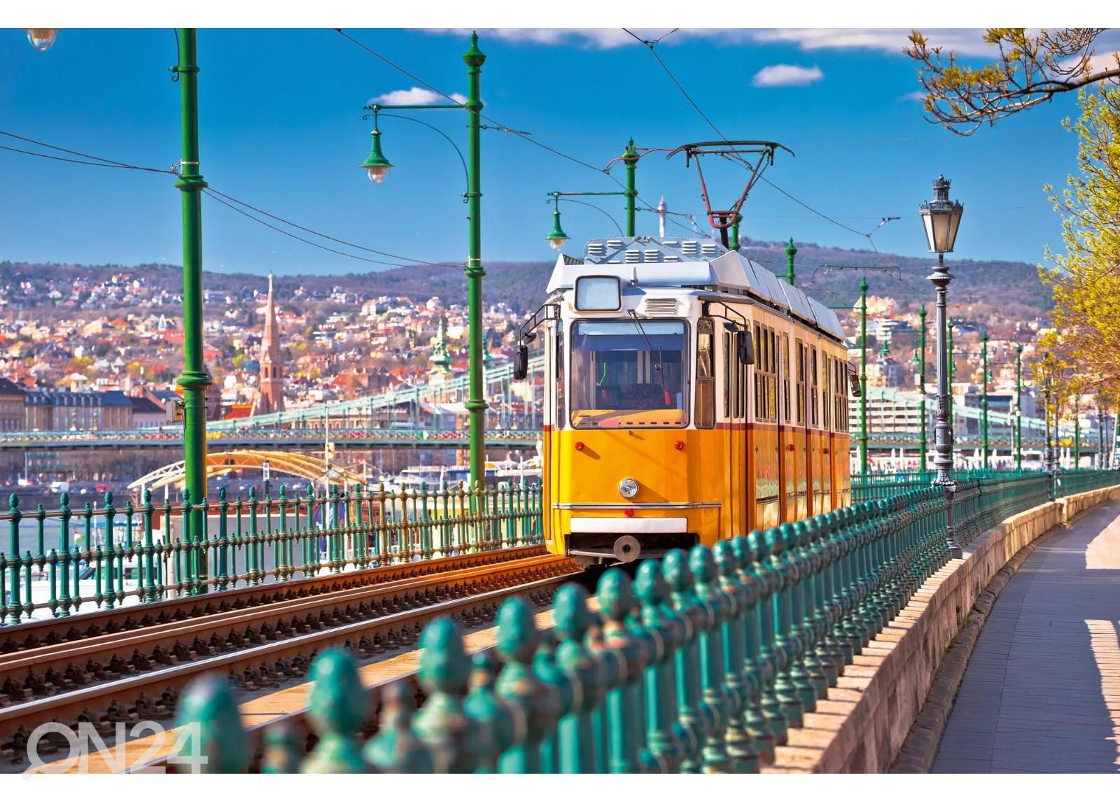 Non-woven kuvatapetti Historic Yellow Tramway kuvasuurennos