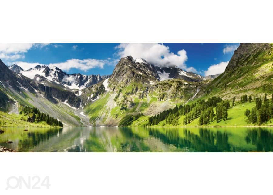 Non-woven kuvatapetti Lake 375x150 cm kuvasuurennos
