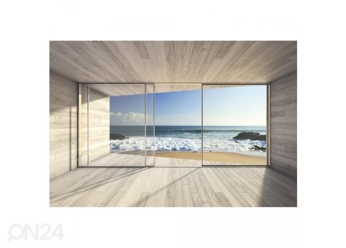 Non-woven kuvatapetti Large bay window 375x250 cm kuvasuurennos