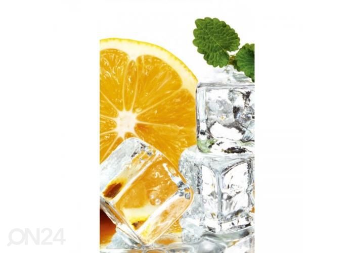 Non-woven kuvatapetti Lemon and ice 150x250 cm kuvasuurennos