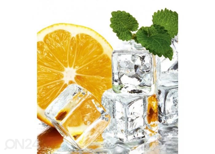 Non-woven kuvatapetti Lemon and ice 225x250 cm kuvasuurennos