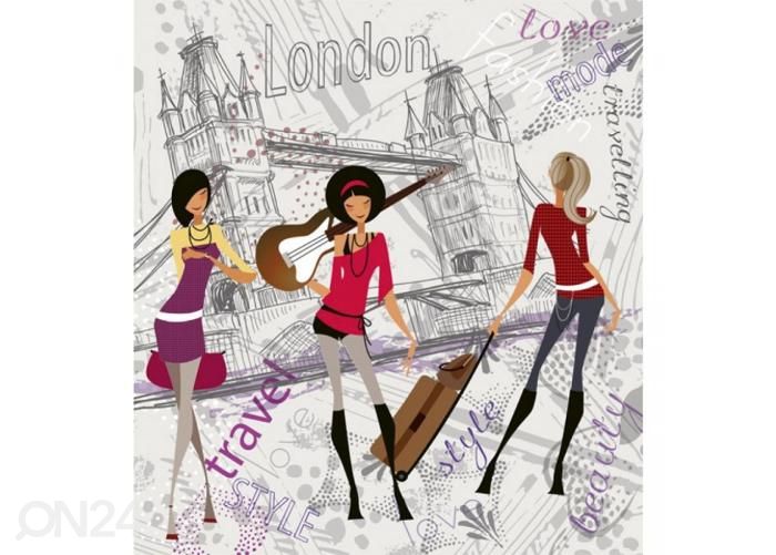 Non-woven kuvatapetti London style 225x250 cm kuvasuurennos