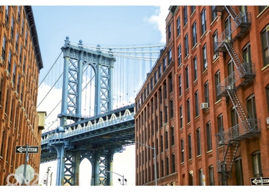 Non-woven kuvatapetti Manhattan bridge 225x250 cm kuvasuurennos