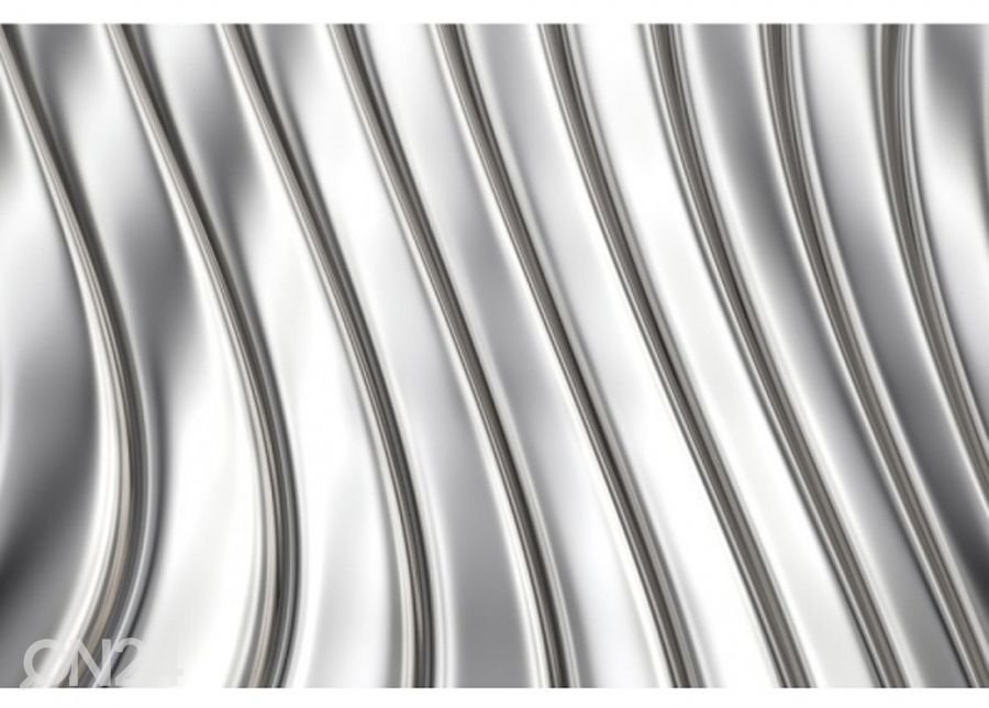 Non-woven kuvatapetti Metal strips 150x250 cm kuvasuurennos