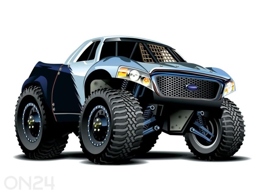 Non-woven kuvatapetti Monster Truck 368x254cm kuvasuurennos