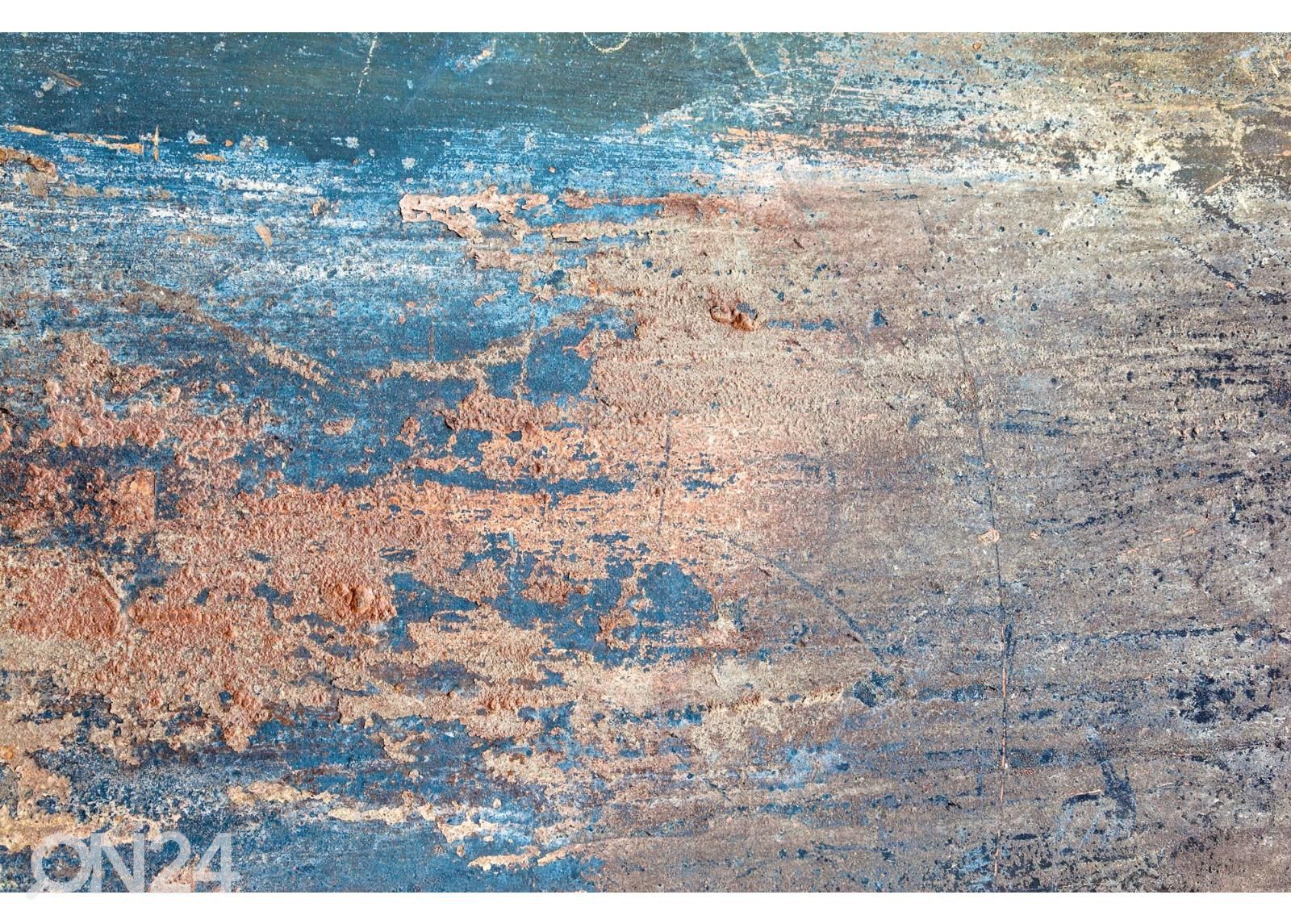 Non-woven kuvatapetti Old Paint On The Rusty Iron kuvasuurennos