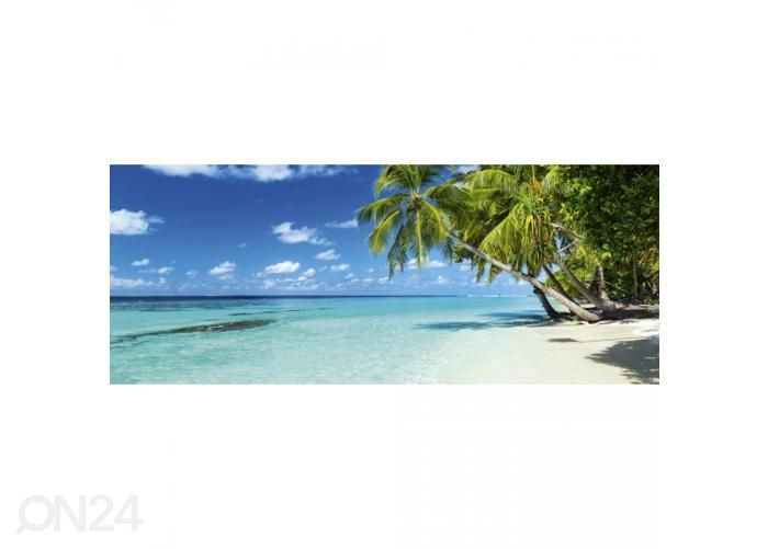 Non-woven kuvatapetti Paradise beach 375x150 cm kuvasuurennos