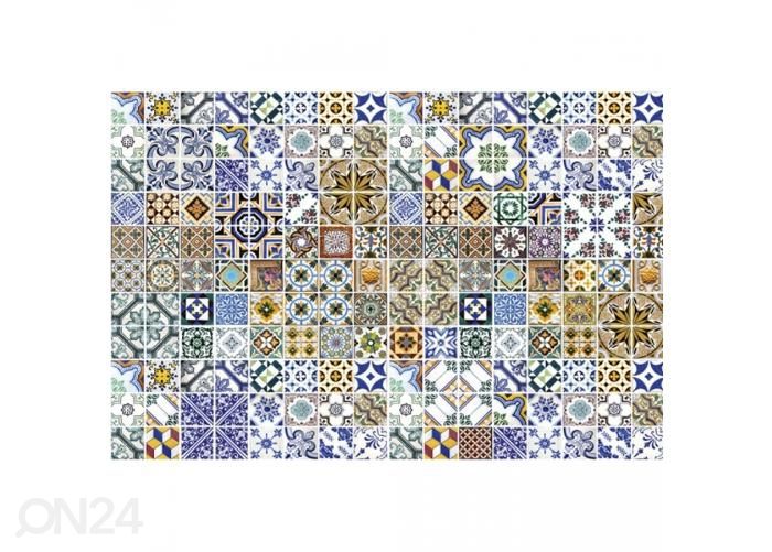 Non-woven kuvatapetti Portugal tiles 375x250 cm kuvasuurennos