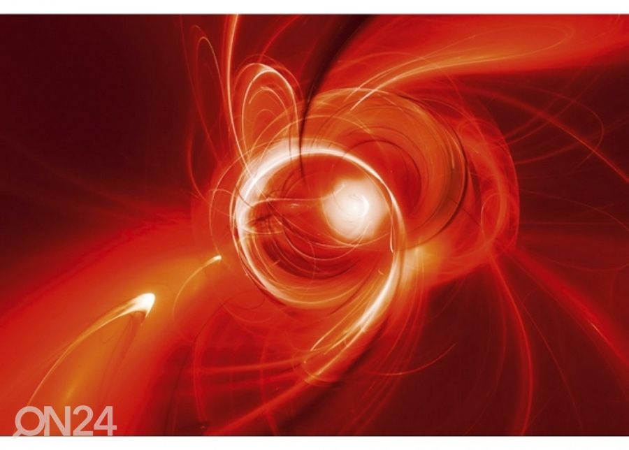 Non-woven kuvatapetti Red abstract 150x250 cm kuvasuurennos