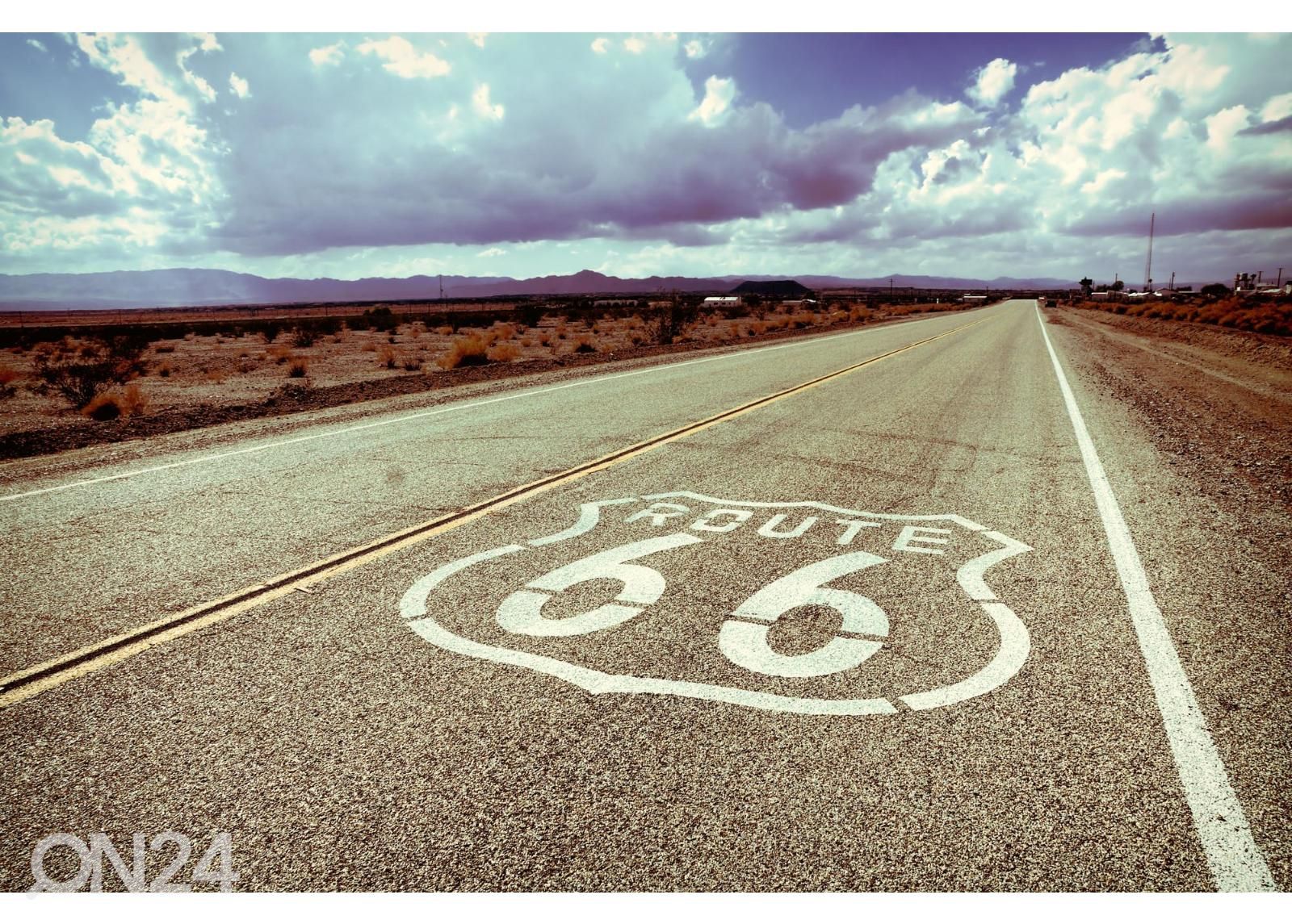 Non-woven kuvatapetti Road Famous Route 66 kuvasuurennos