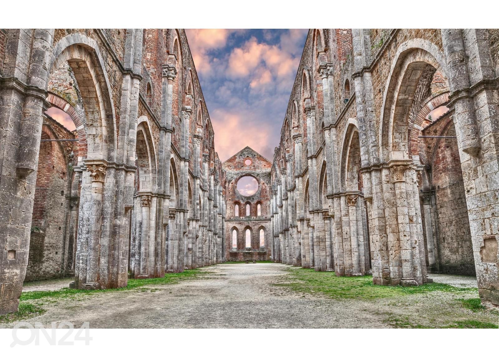 Non-woven kuvatapetti San Galgano Siena kuvasuurennos