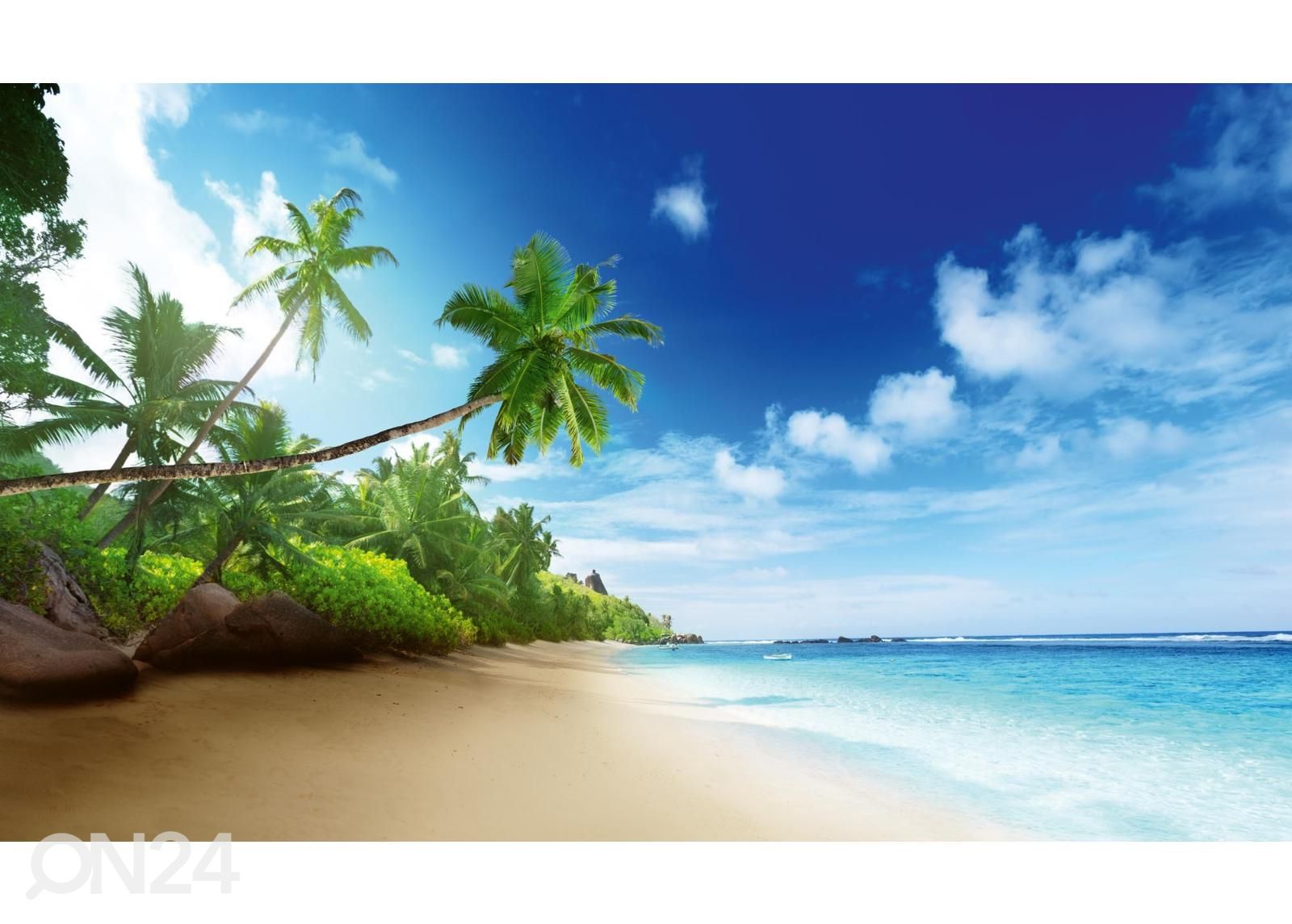 Non-woven kuvatapetti Seychelles Beach kuvasuurennos
