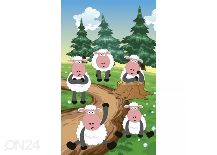 Non-woven kuvatapetti Sheep 150x250 cm kuvasuurennos
