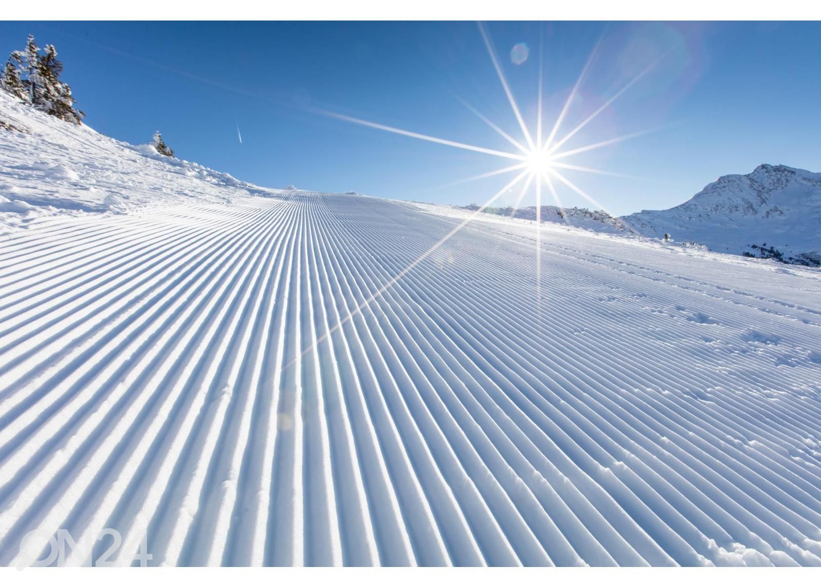 Non-woven kuvatapetti Ski Slope And Sunny Day kuvasuurennos