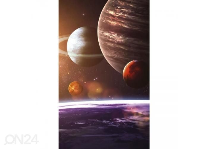 Non-woven kuvatapetti Solar system 150x250 cm kuvasuurennos
