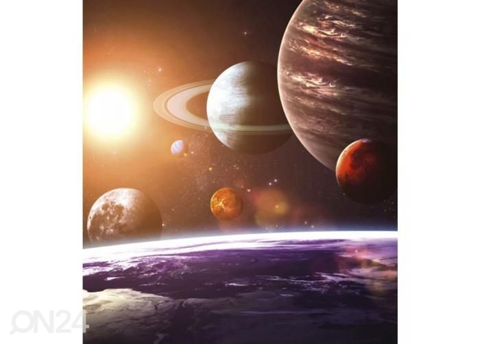 Non-woven kuvatapetti Solar system 225x250 cm kuvasuurennos