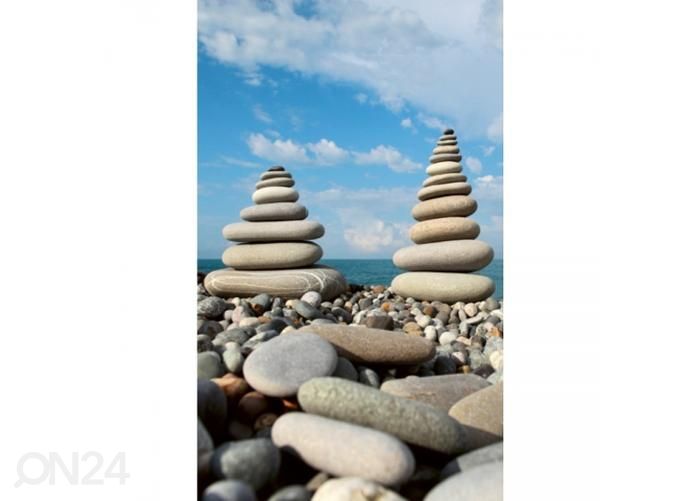 Non-woven kuvatapetti Stack of stones 150x250 cm kuvasuurennos