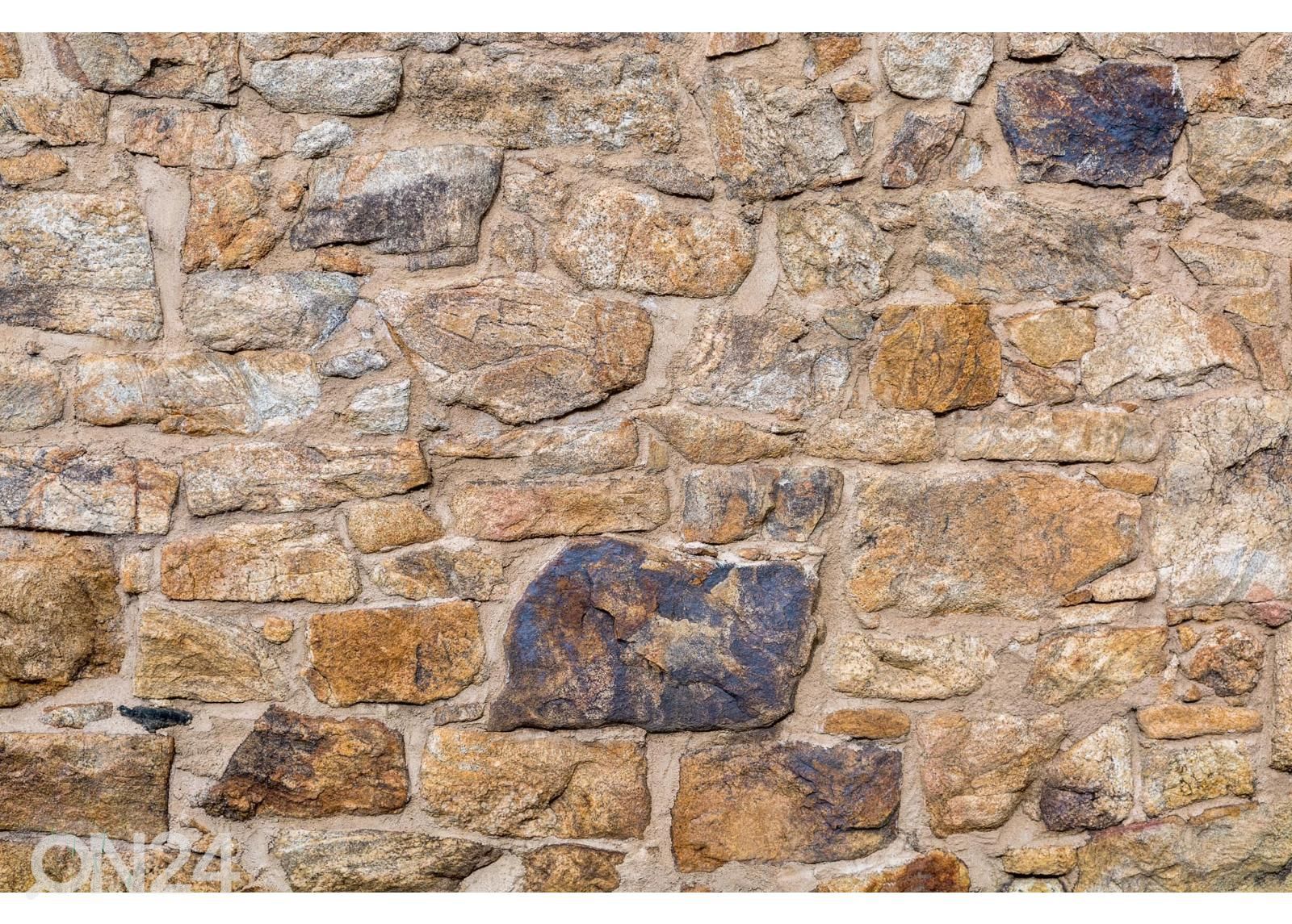 Non-woven kuvatapetti Texture Of Old Stone Wall kuvasuurennos