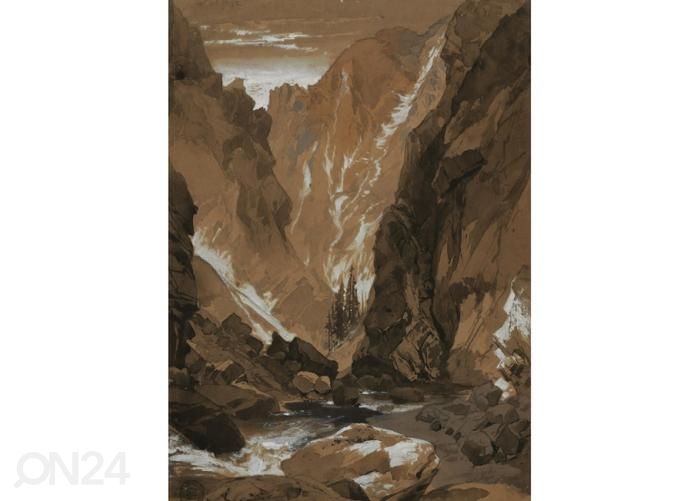 Non-woven kuvatapetti Toltec Gorge Colorado by Thomas Moran 184x254 cm kuvasuurennos