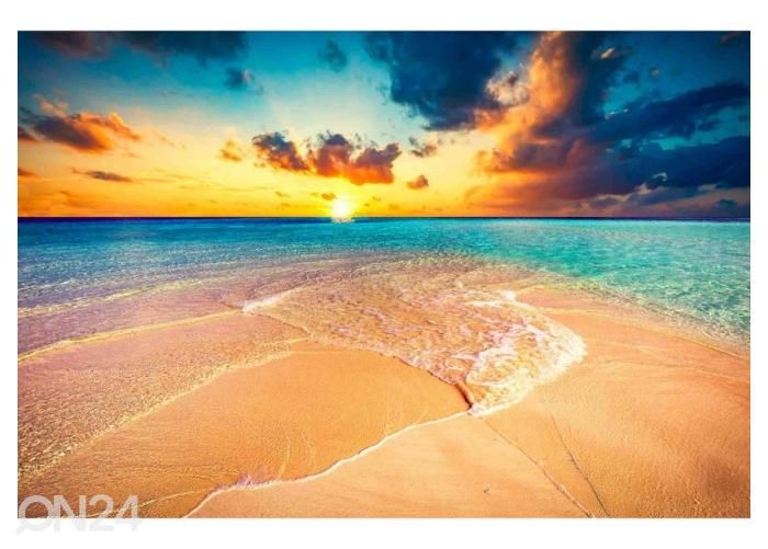 Non-woven kuvatapetti Tropical Beach 400x260 cm4 cm kuvasuurennos