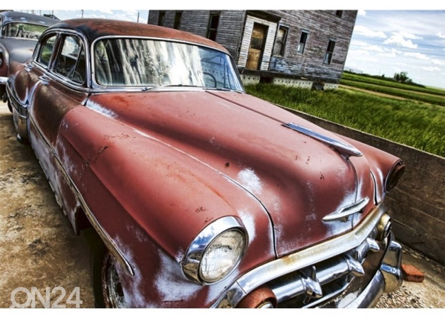 Non-woven kuvatapetti Veteran car 150x250 cm kuvasuurennos