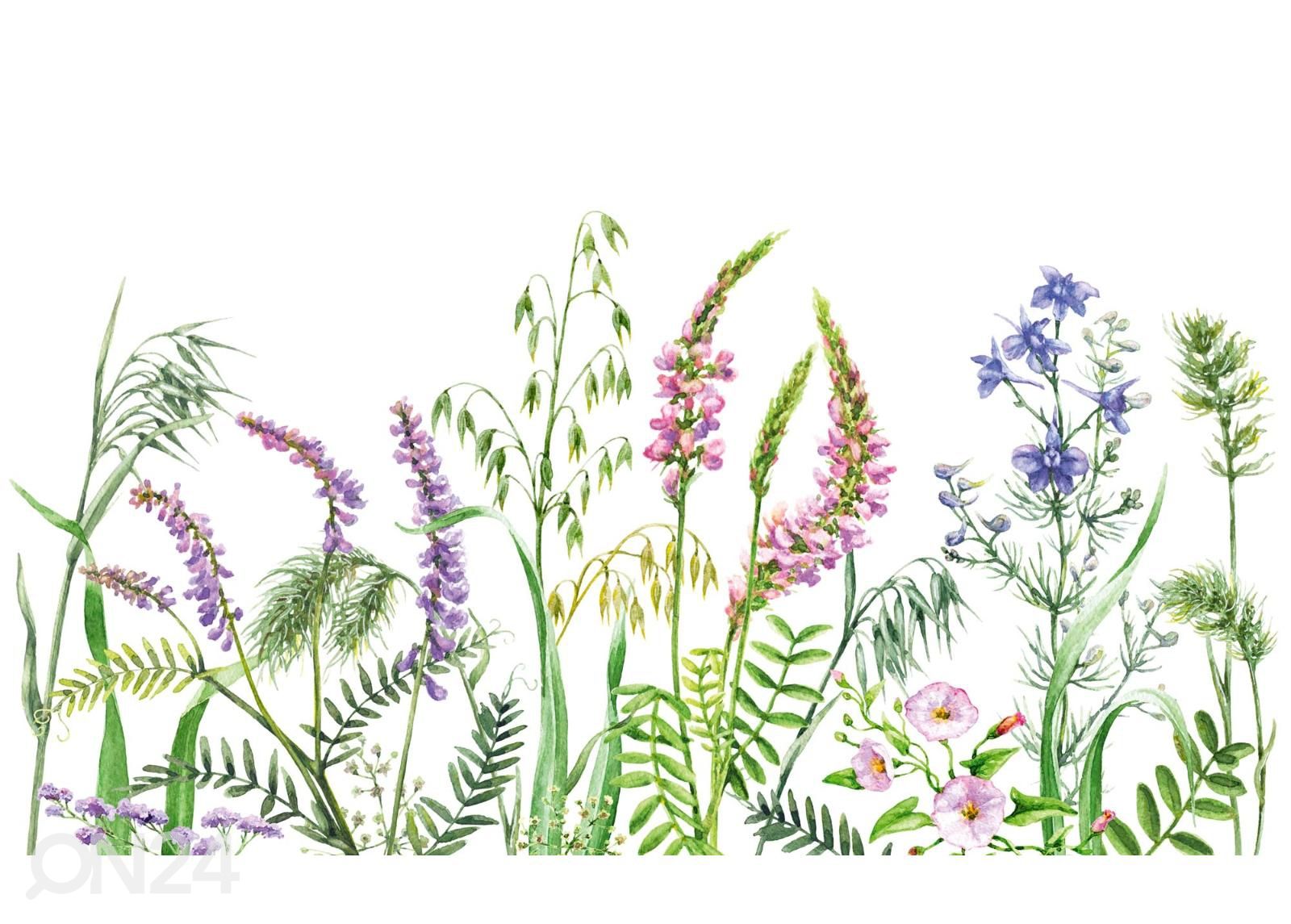 Non-woven kuvatapetti Wild Flowers kuvasuurennos