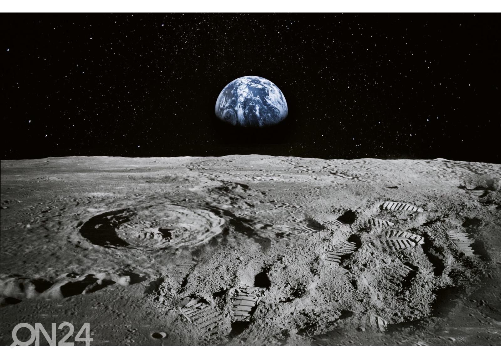 Non-woven tapetti Earth On Horizon kuvasuurennos