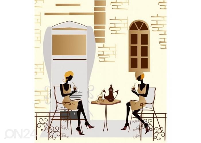 Non-woven tapetti Street cafe 225x250 cm kuvasuurennos