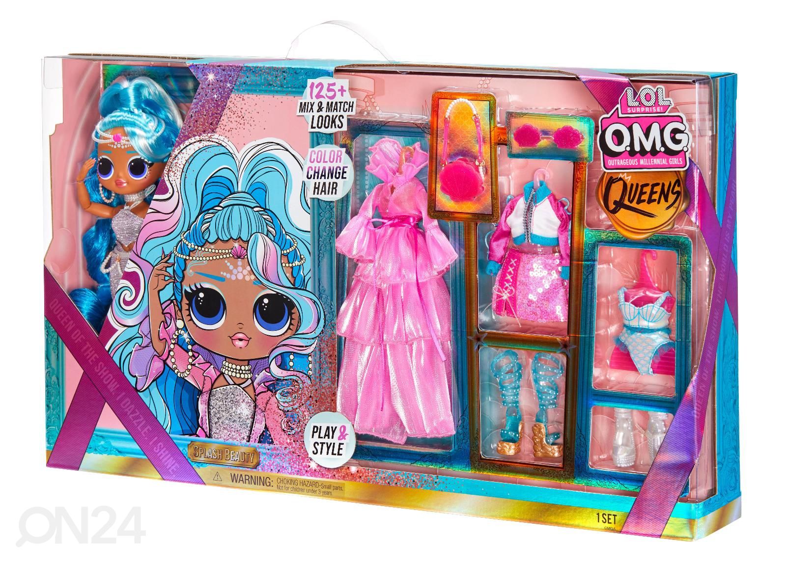 Nukke Splash Beauty L.O.L. Surprise OMG Queens 24 c kuvasuurennos