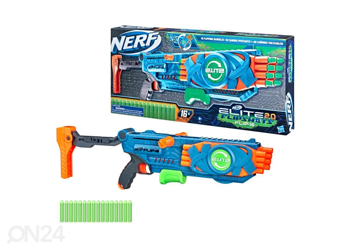 Nuolipyssy Flip 16 NERF Elite 2.0 kuvasuurennos