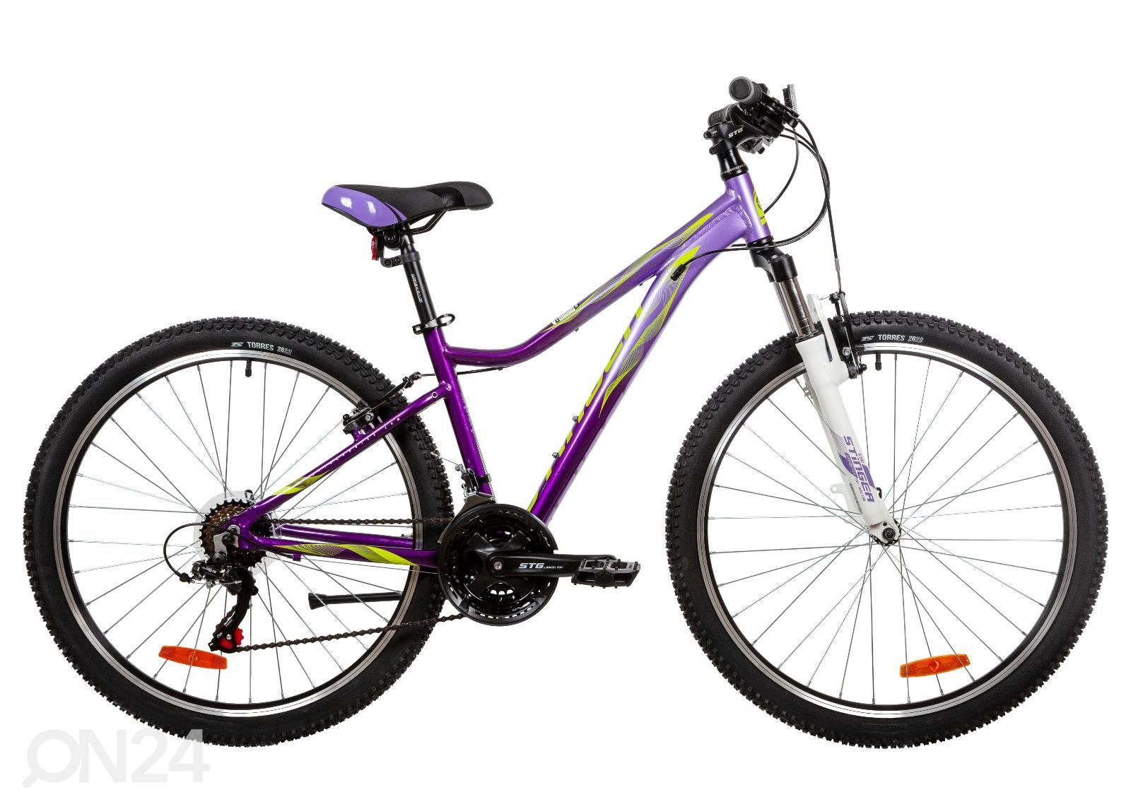 Nuorten polkupyörä 26" Laguna STD Stinger 15" violetti kuvasuurennos
