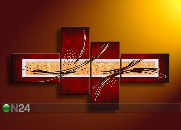 Öljymaalaus kankaalla PLANEET 2 95x200 cm kuvasuurennos