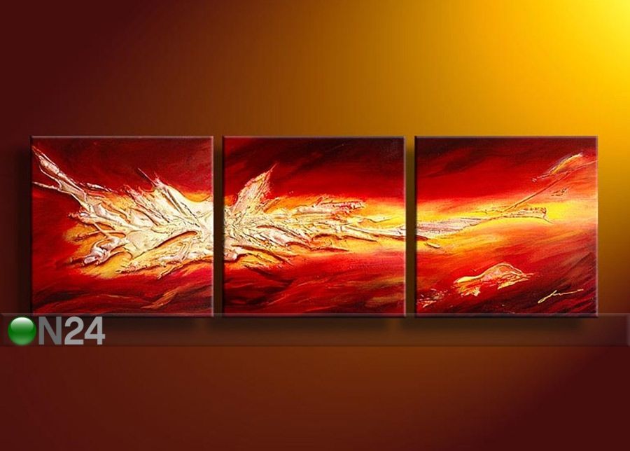 Öljymaalaus kankaalla SALAMA 50x150 cm kuvasuurennos