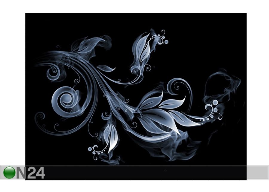 Öljymaalaus kankaalla SMOKE 60x60 cm kuvasuurennos