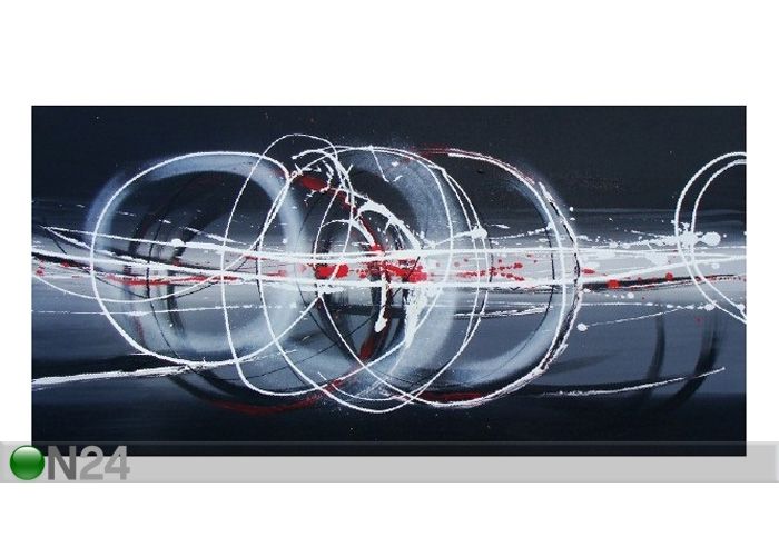 Öljymaalaus kankaalla TUULI 40x100 cm kuvasuurennos